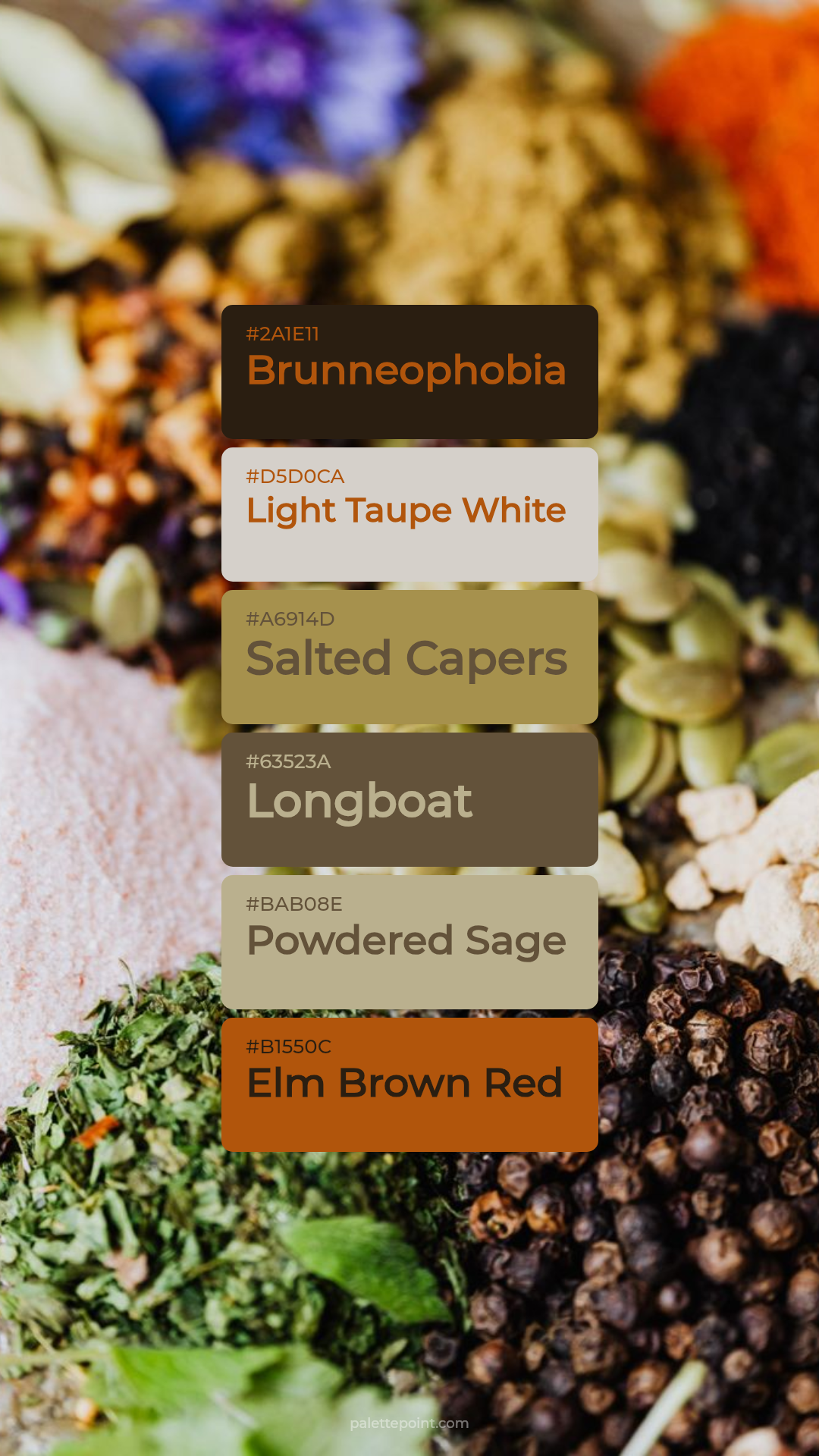 Tranquil Brunneophobia Essence palette card